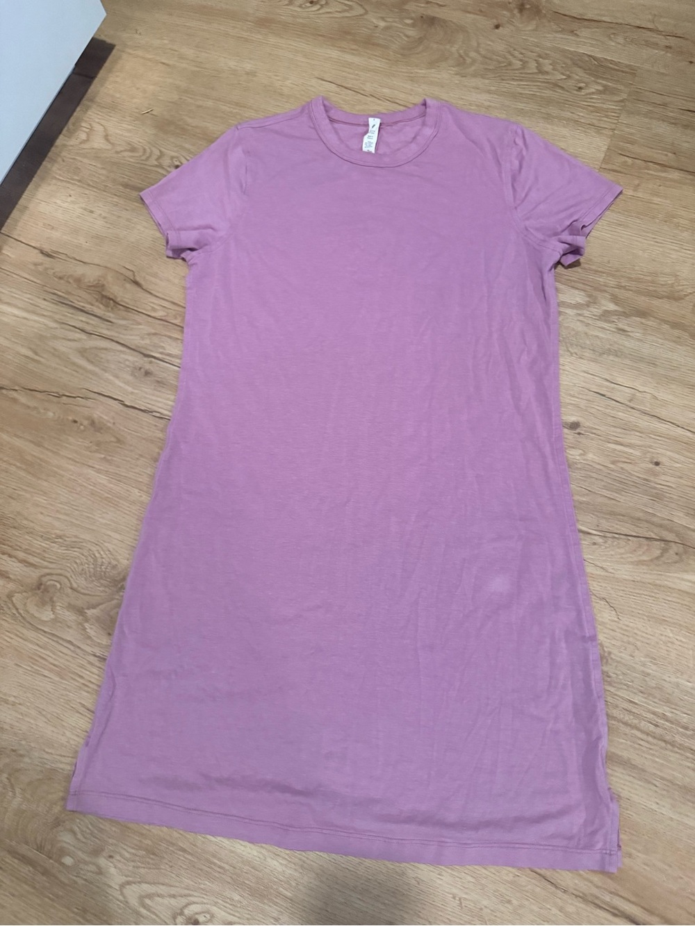 lululemon athletica Mauve/Purple Cotton-Blend T-Shirt Dress — NWOT